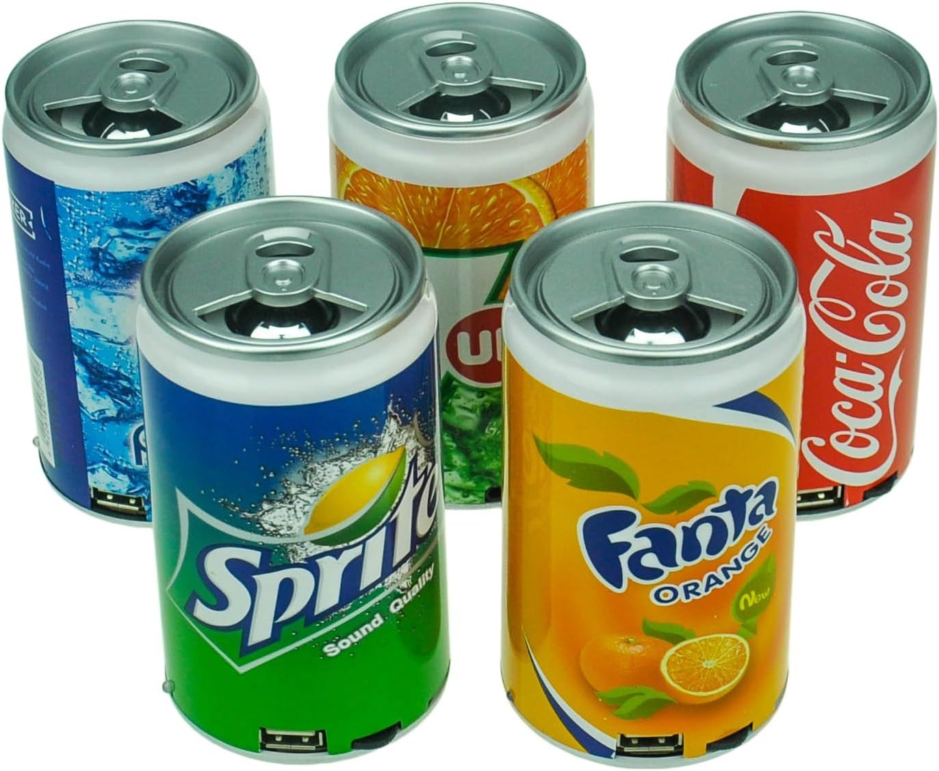 Coca-Cola Can Mini Audio Stereo/MP3 Player Speaker with USB Recharge