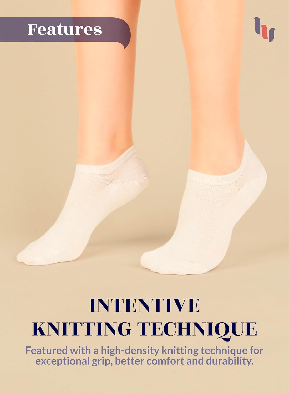 Hugh Ugoli Women Bamboo No Show Socks, Non Slip Invisible Liner,Soft, Thin Low Cut Socks, Seamless Toe, 6-12 Pairs - Image 5