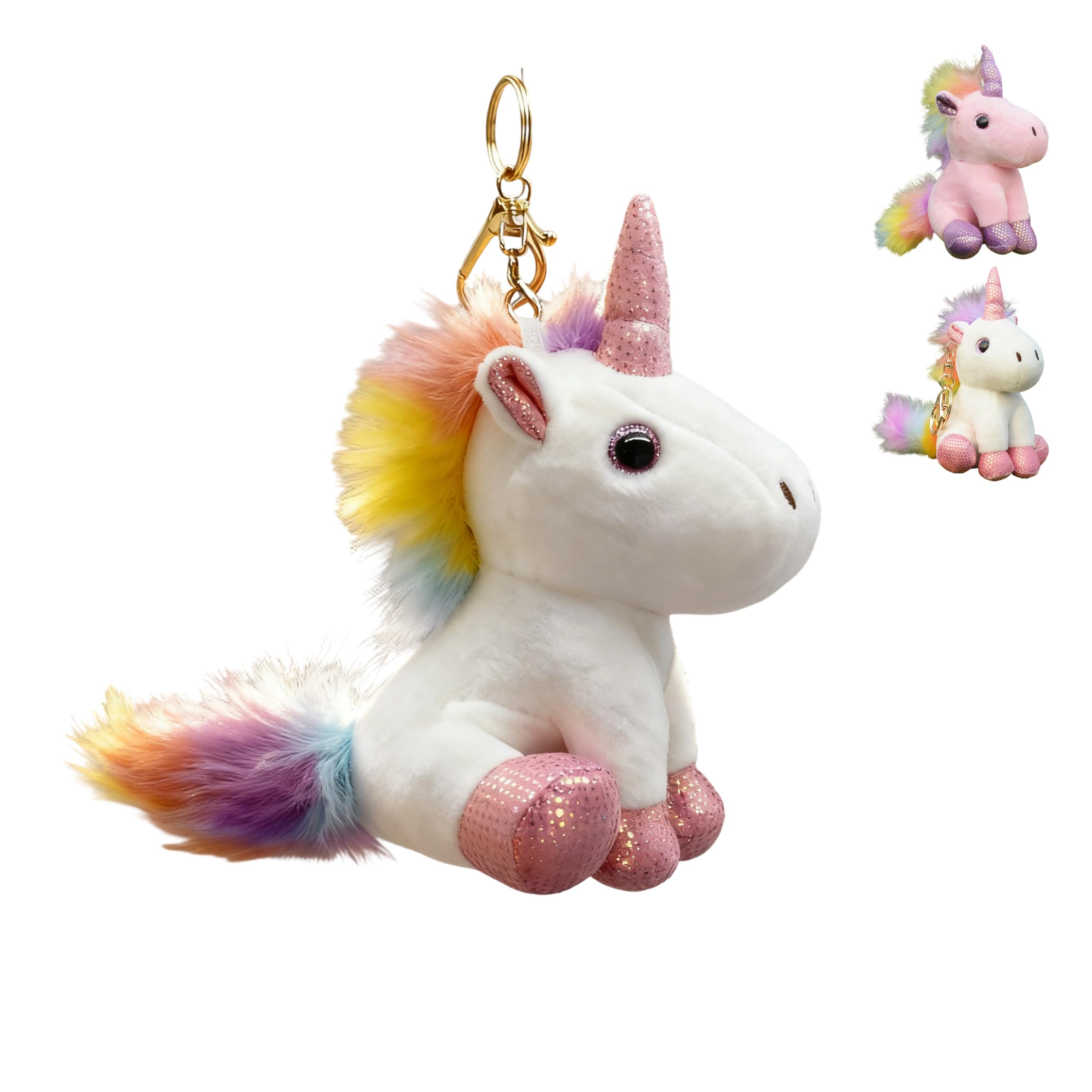 Cute Plush Keychain, Car Pendant, Bag Purse Backpack Charm Accessory, Gift for Girls Women
