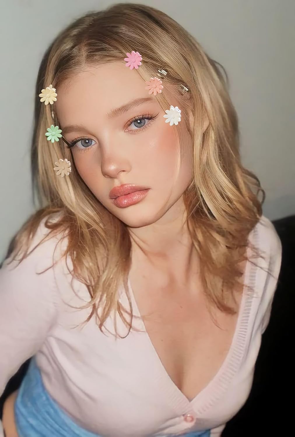 150Pcs Mini Daisy Flower Hair Clips for Women Cute Small Hair Clip Colorful Baby Hair Clips Mini Claw Clips Toddler Hair Accessories for Girls - Image 7