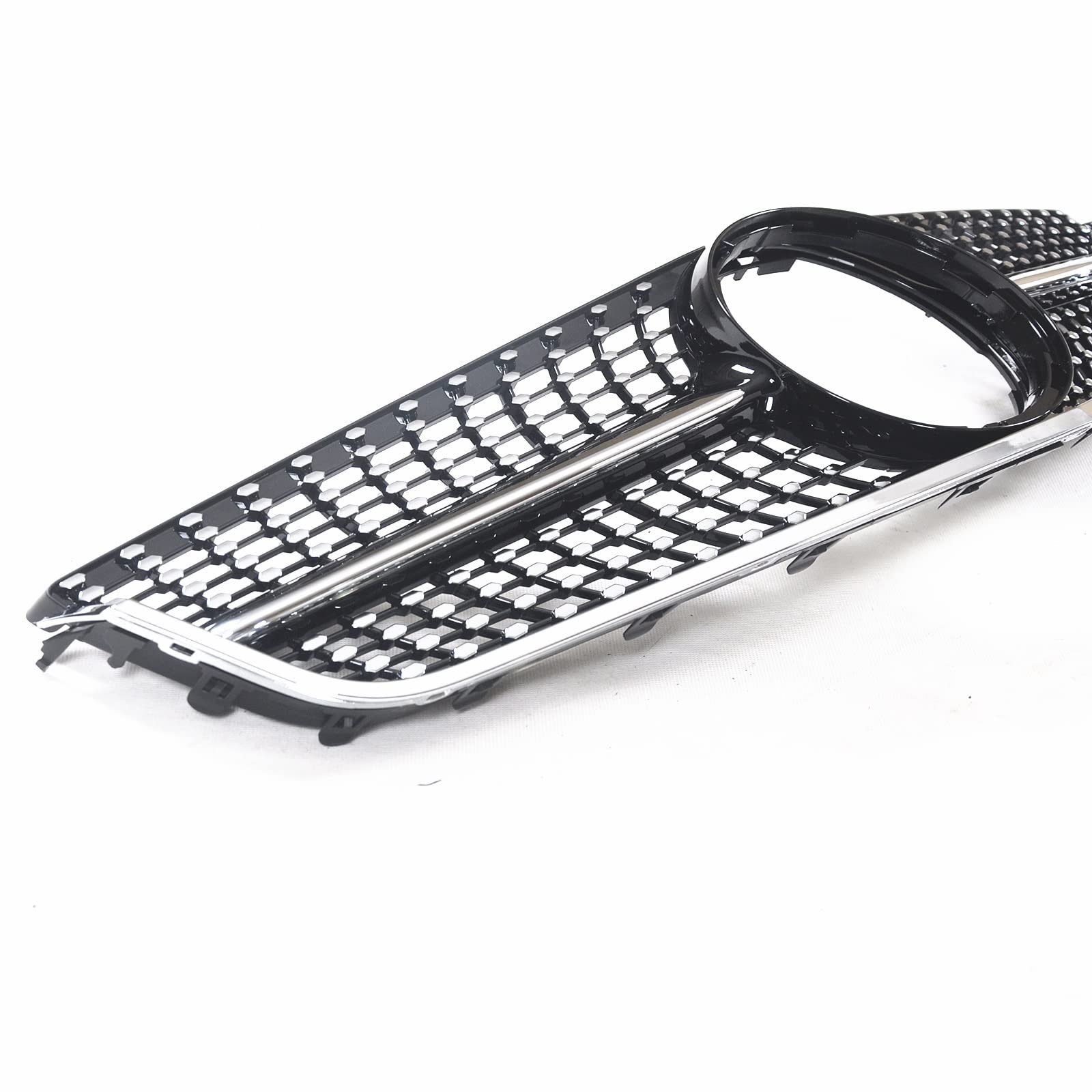 CHEVVY Griglia Anteriore Griglia per Benz Classe E W207 C207 Coupe 2009-2013 E300/E350 Black Diamond Style Car Upper Bumper Hood Mesh Accessori