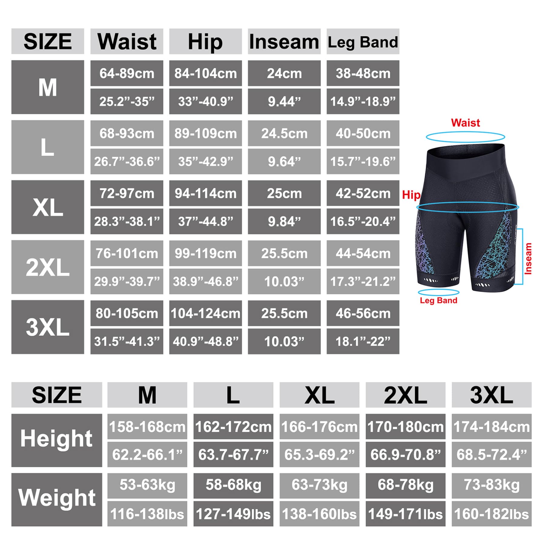 X-TIGER Pantalones Cortos de Ciclismo para Mujer Culotte Ciclismo Mujer Acolchado, Bicicleta Mujer con Bolsillos UPF 50+ Transpirable Secado Rápido