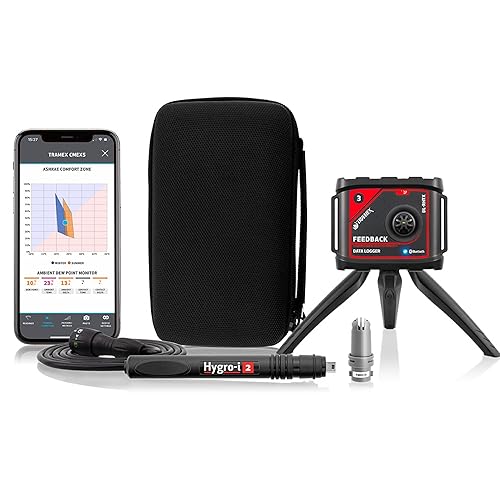 Tramex Feedback Datalogger Starter Kit FBSK5.1 | Feedback Datalogger DL-RHTX y Sonda RH con estuche | Medida y registro de condiciones ambientales e