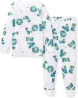 Vista 20 de Burt's Bees Baby Conjunto de Pijama de 2 Piezas para Niños con Camiseta de Manga Larga y Pantalones de Algodón Orgánico