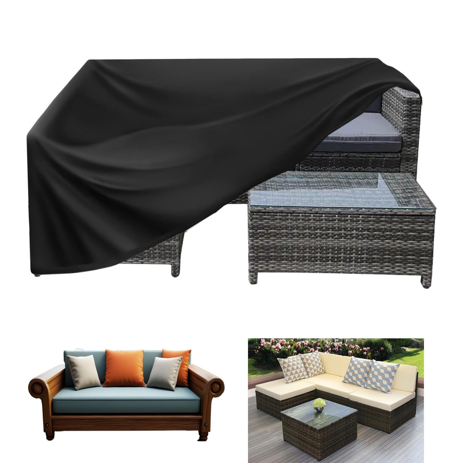 Housse de protection 600D pour meuble de jardin imperméable et anti-UV de 40x40x40 cm