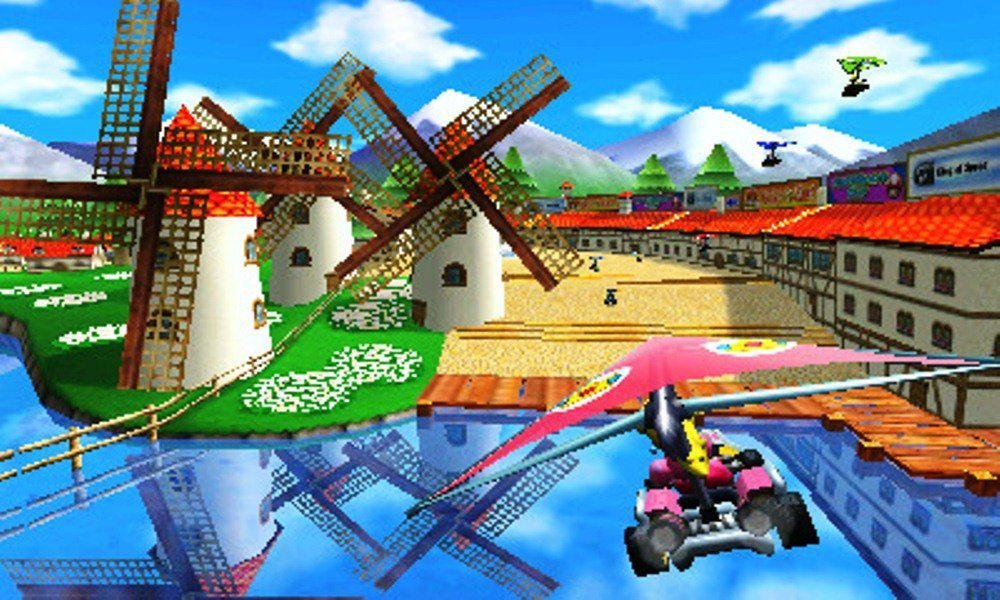 Console 3DS XL blanche avec Mario Kart 7 - édition limitée