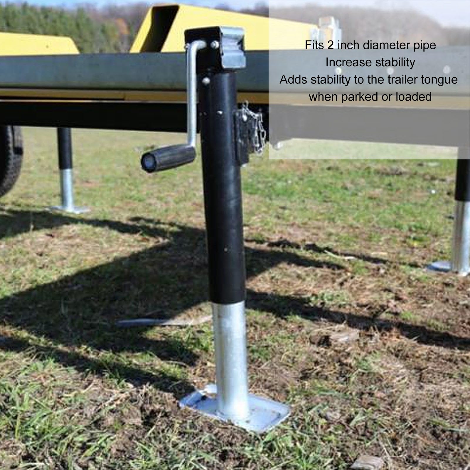 Trailer Jack Foot 5000lbs Capacity Stable Installation A Frame Boat RV