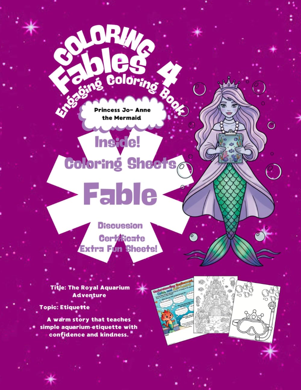 The Royal Aquarium Adventure: Engaging Coloring Book