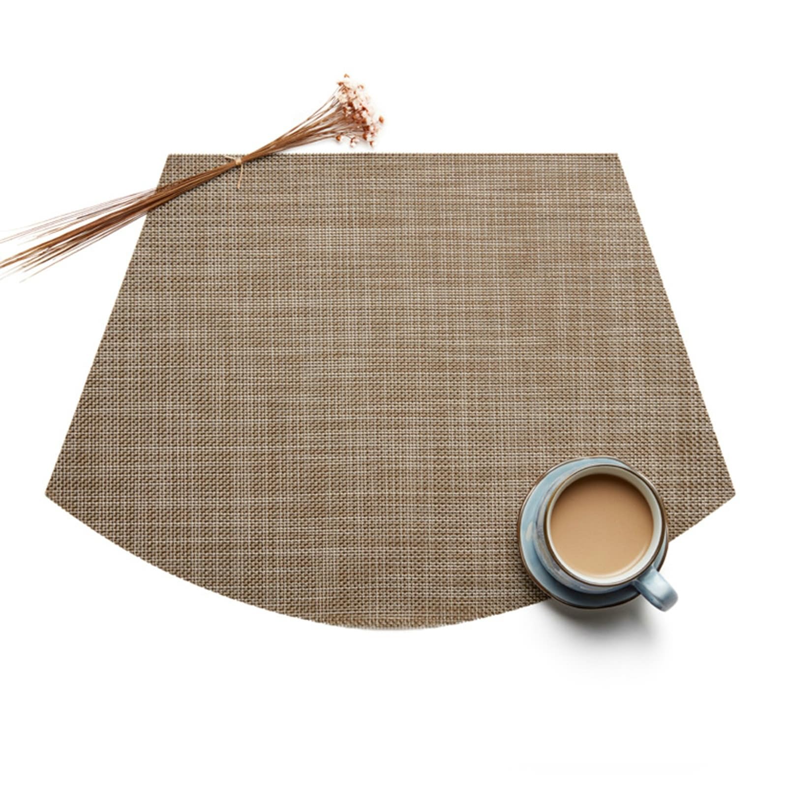 Sets de table de Noël AMDXD marron foncé en vinyle durable haut de gamme