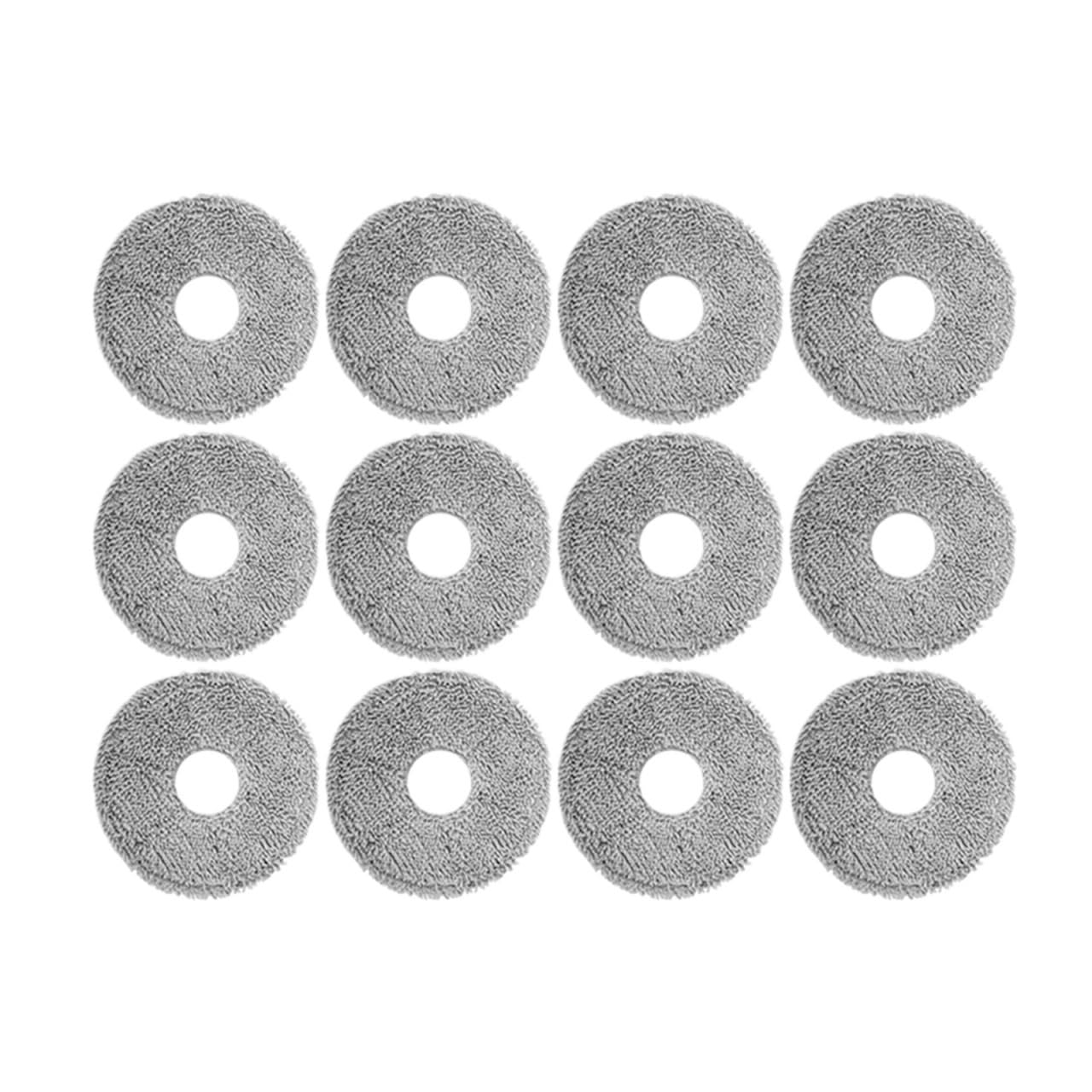 SLAQEYDJS Replacement Mop Cloth Compatible With Roomba Plus 405 Combo 505 Combo Robotic Vacuum Cleaner(12pcs)