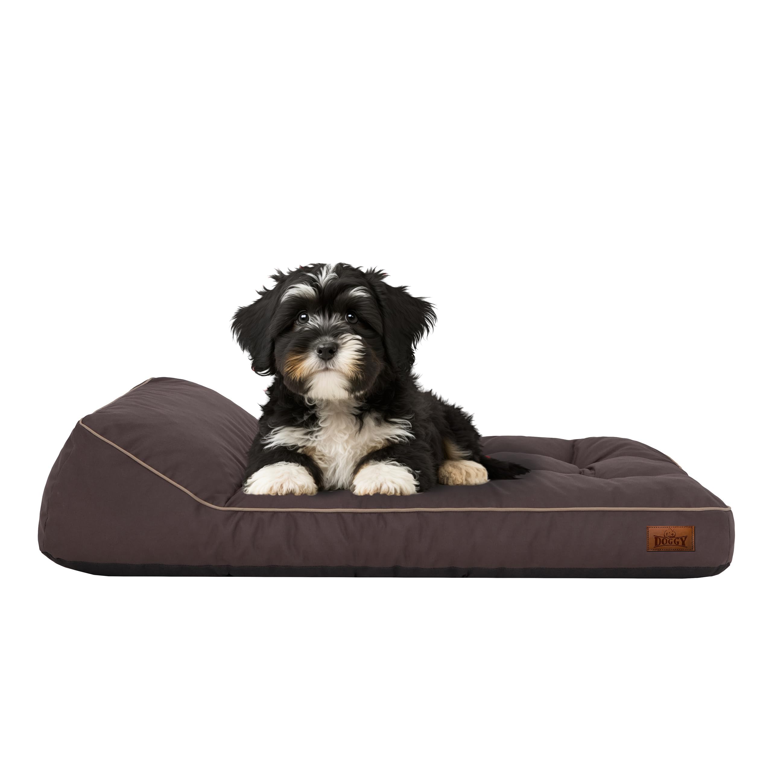 Materassino per cani e animali domestici, cuscino per cani, cuscino per cani, letto, divano, cuccia per animali domestici, morbido, materasso M – 80 x 52 cm, marrone