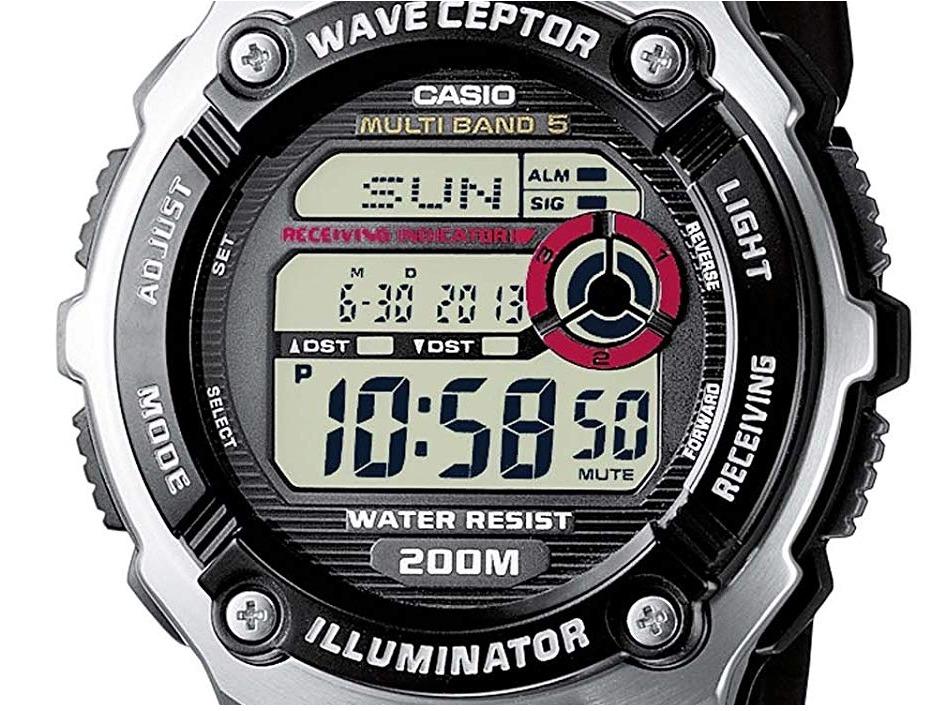 Casio WV-200E-1AVEF | Montre Acier, Casio, Homme, Noir, Quartz, Ronde