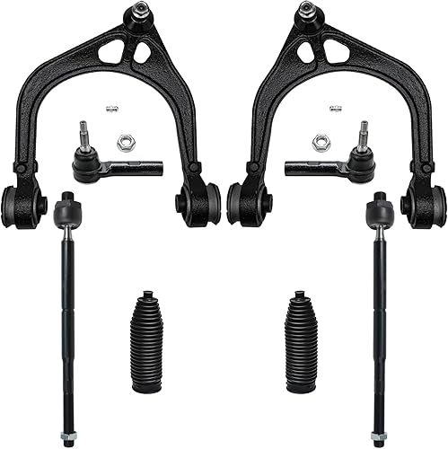 Miniatura 184 de Detroit Axle - Kit de suspensión frontal de 8 piezas para Chevy Aveo Aveo5 Pontiac G3 Wave Wave5 Suzuki Swift+ 2 brazos de control inferiores con