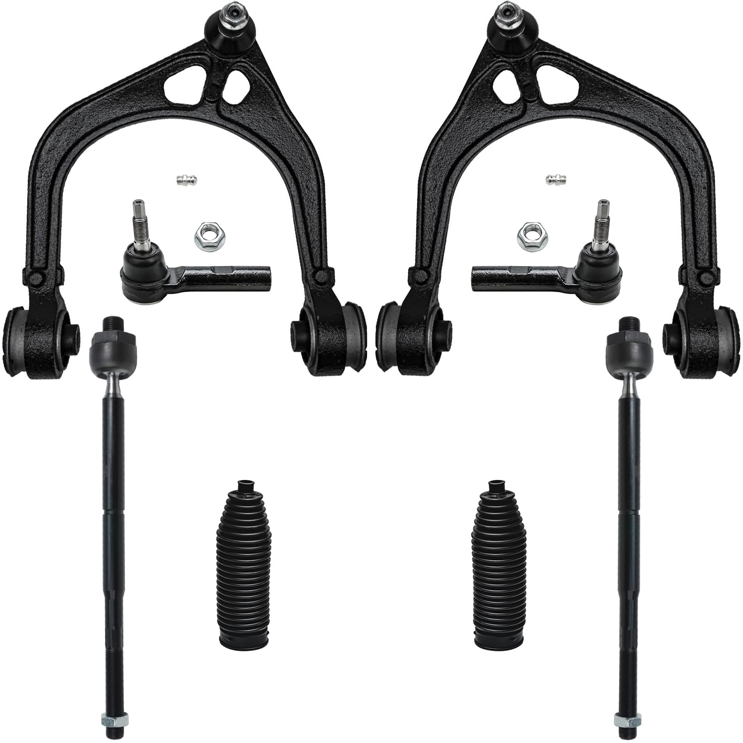 Detroit Axle - 8pc RWD Front Ctrl Arms Kit for Chrysler 300 Dodge Charger