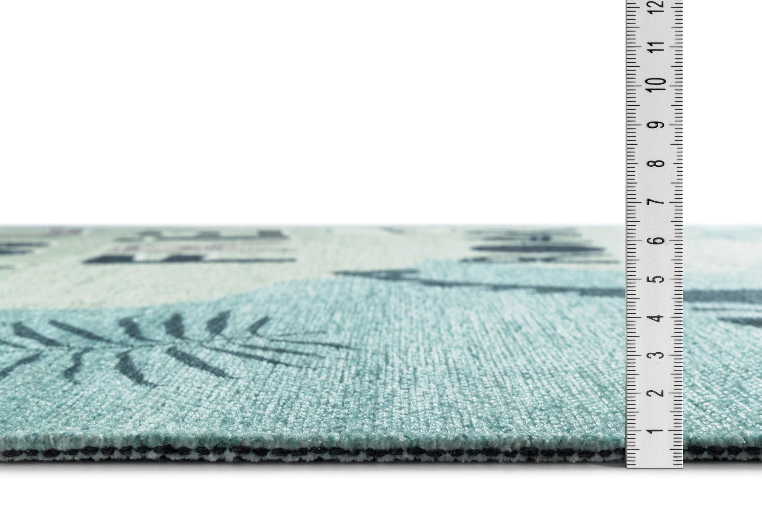 TESSO LIVING Tapis de Chambre d'enfant - Motif Dino Vert 155 x 225 cm – Tapis Jeu Lavable en Machine - Doux et Antidérapant