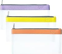 Vista 9 de Mr. Pen - Estuche transparente para lápices, paquete de 3, estuche transparente para lápices, bolsas para lápices