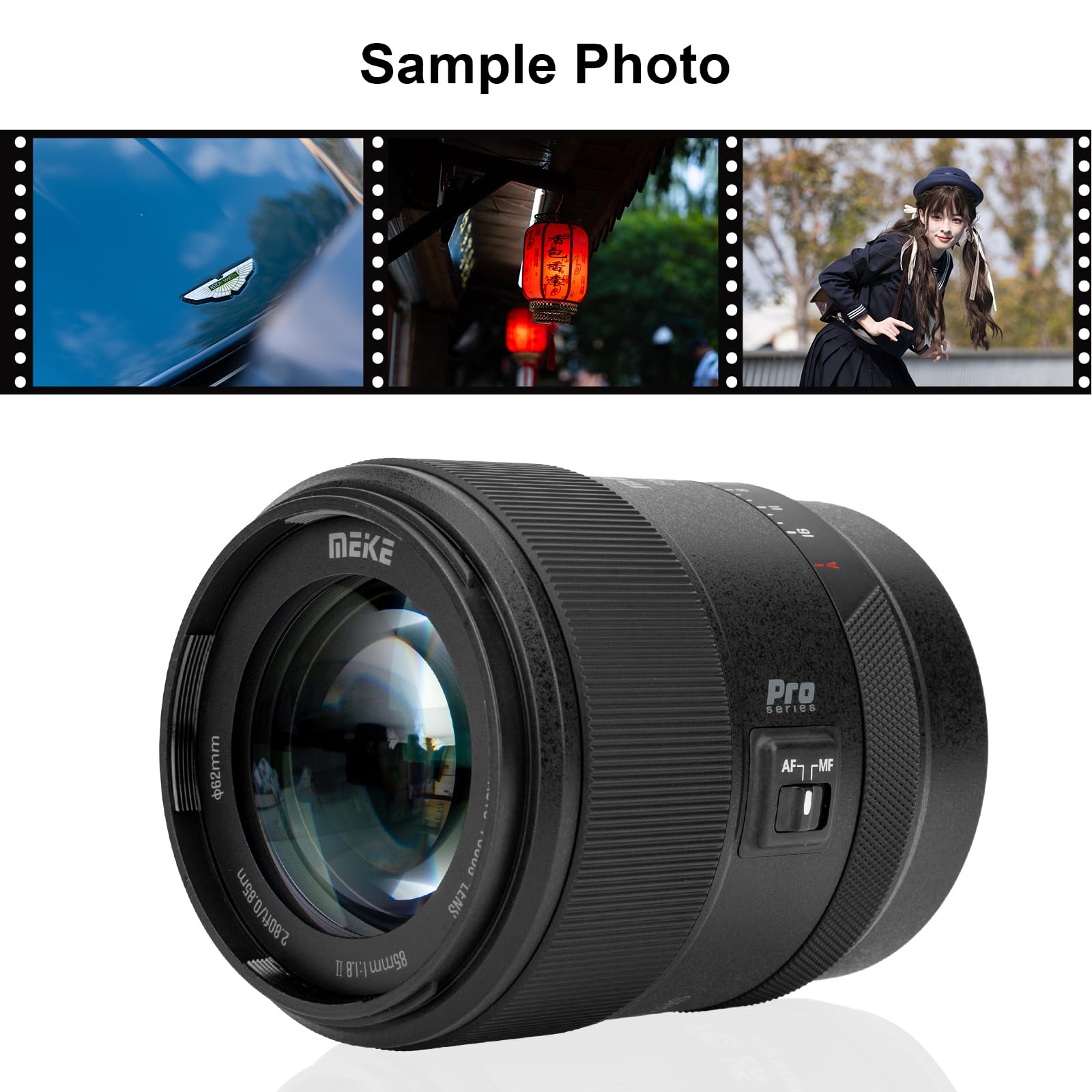 Amazon.com : Meike 85mm f1.8 Pro Full Frame STM Auto Focus Medium