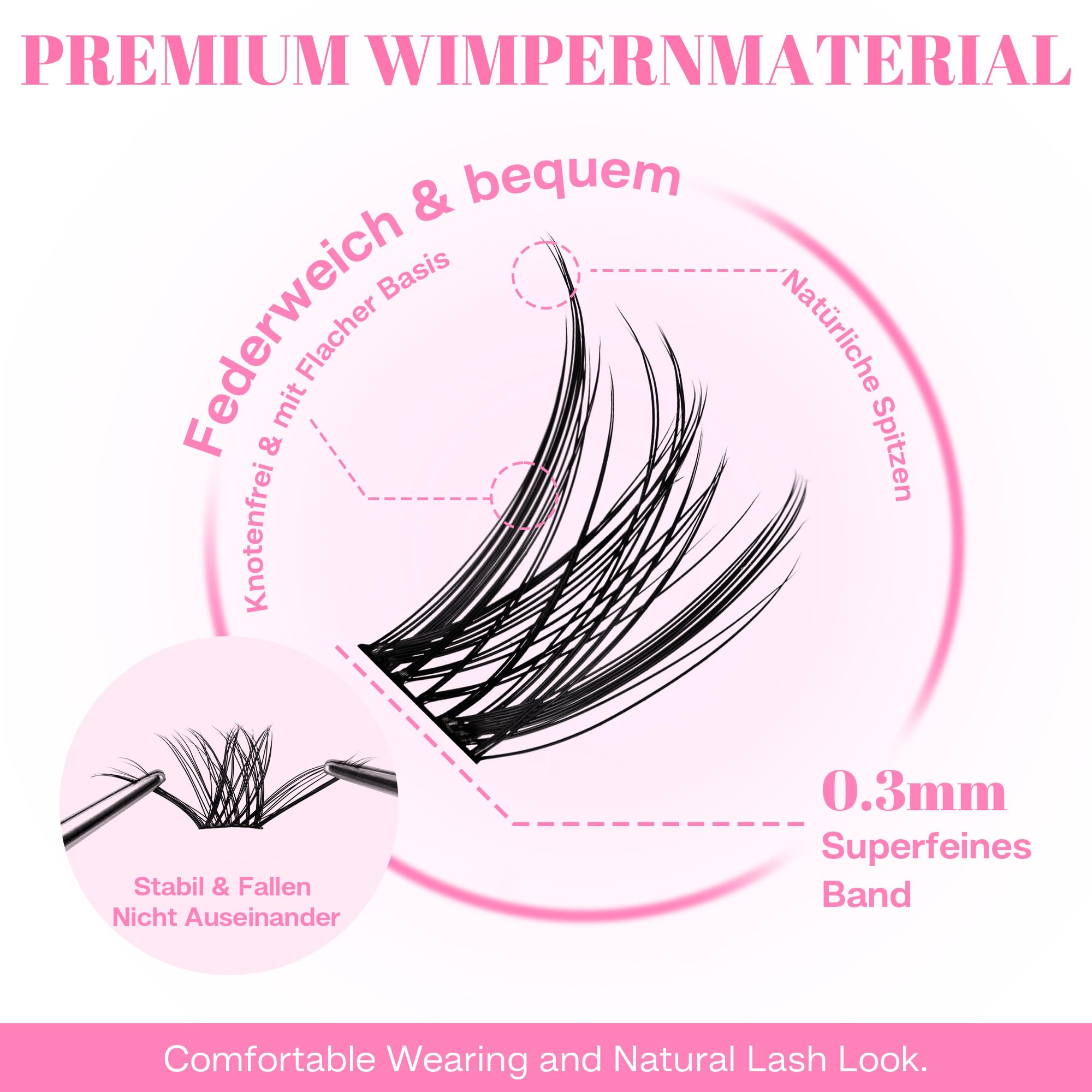 CALAILIS Rzęsy pojedyncze, 96 szt. DIY pojedyncze rzęsy do samodzielnego stosowania do przedłużania rzęs w domu, 10-16 mm D Curl Cluster Individual Lashes (HD10-MIX)