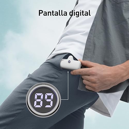 Miniatura 5 de iWALK Cargador portátil de 4800 mAh, 20 W, USB C, batería de carga rápida pequeña con pantalla LED compatible con iPhone 15, 15 Plus, 15 Pro, 15 Pro