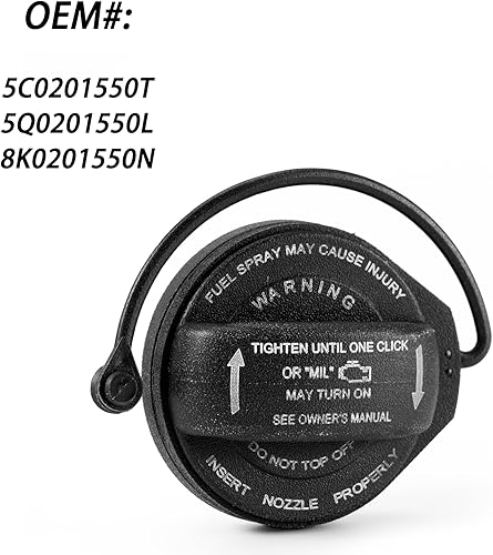 Miniatura 3 de Tapa interior del depósito de combustible, cubierta de sellado para tanque de gasolina automotriz compatible con vehículos Volkswagen, vehículos