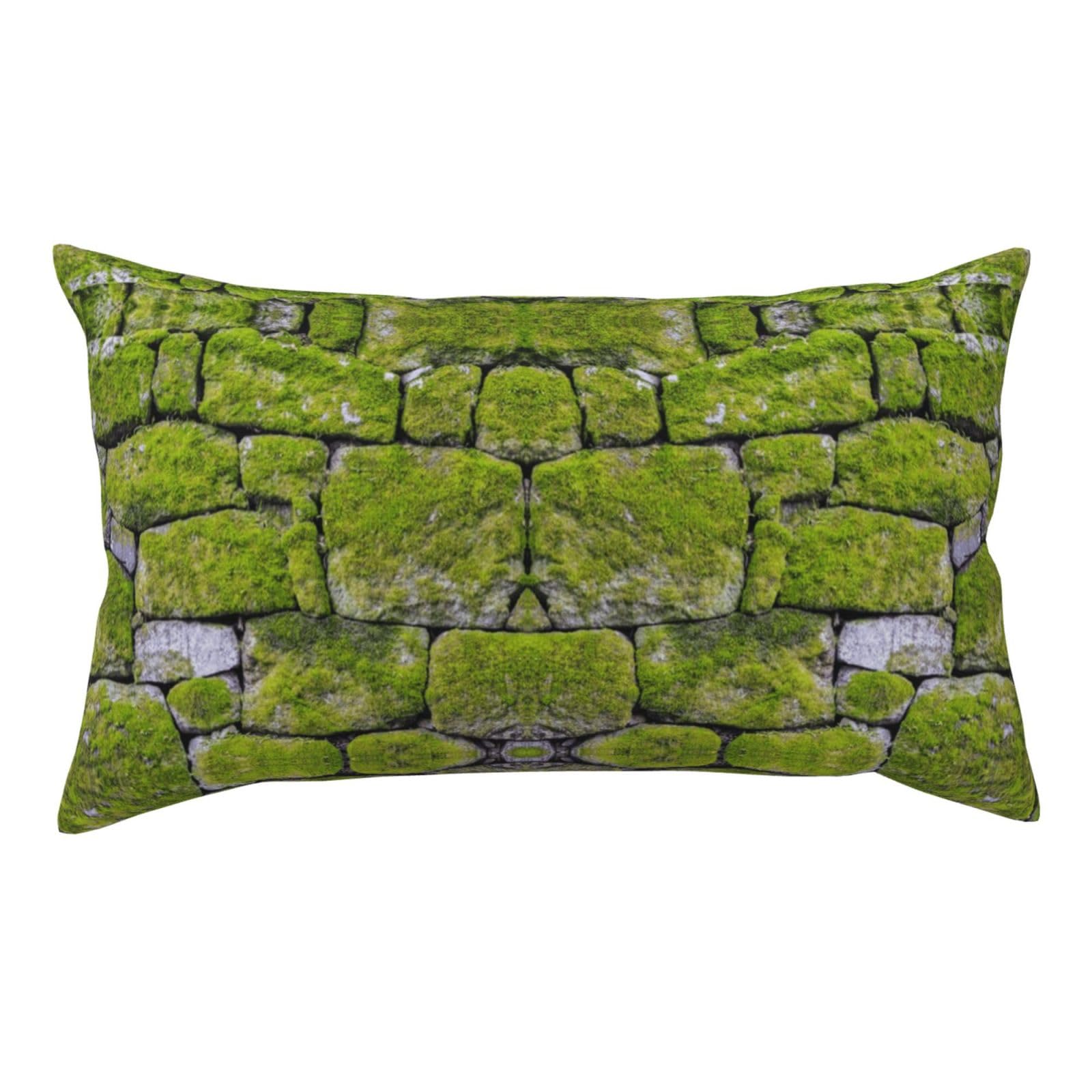 YFSGDLBN Moss Stone Pavement printed Pillow Case 20x36in decorative pillowcase Cushion Cover