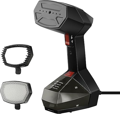 Sunbeam Vaporizador profesional de mano de 1575 W para ropa, control de temperatura variable, calentamiento rápido de 25 segundos, cepillo de