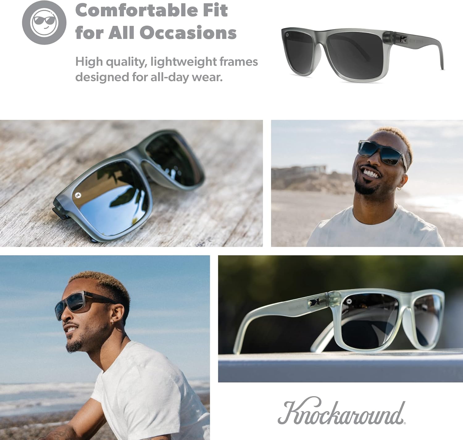 Knockaround Torrey Pines Polarized Sunglasses for Men & Women - UV400 Protection - Image 6