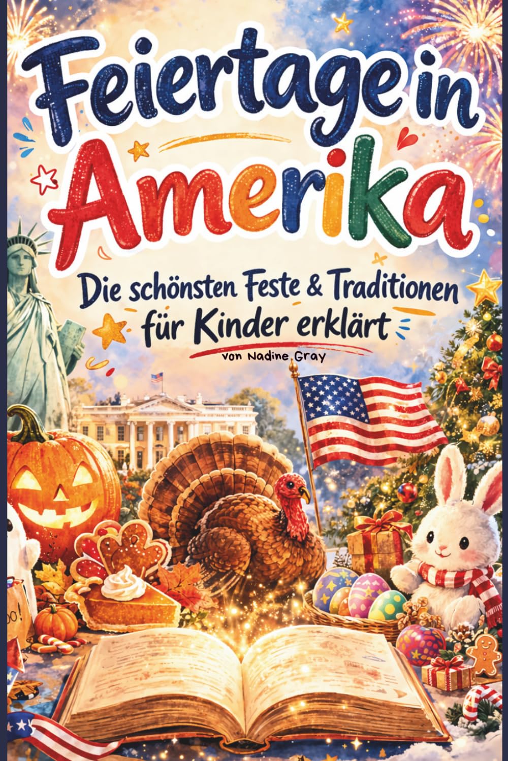 Feiertage in der USA / Die schönsten Feste und Traditionen für Kinder einfach erklärt: Ein liebevoll gestaltetes Kinderbuch über Amerikanische Feiertage, Bräuche und ihre Bedeutung