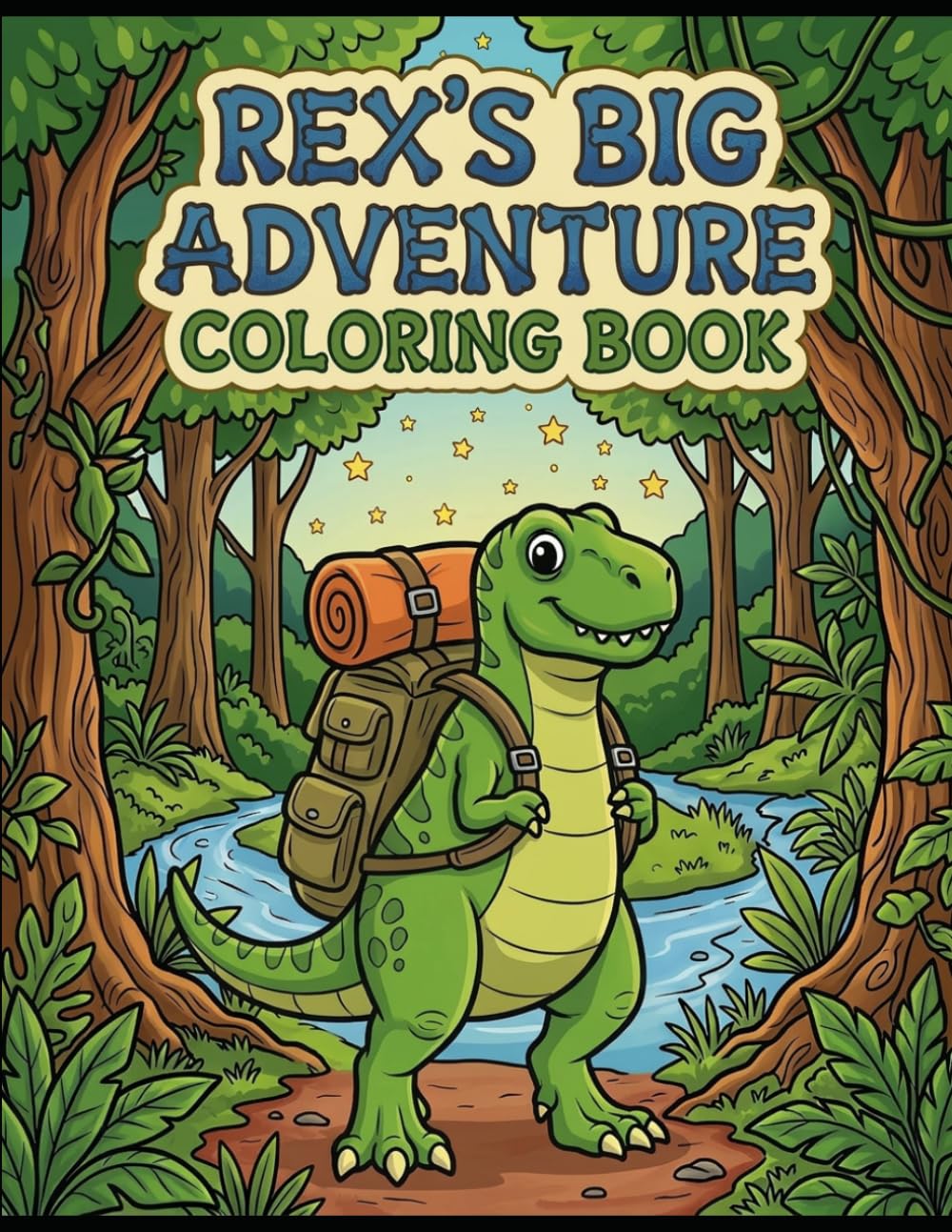 Rex's Big Adventure Coloring Book