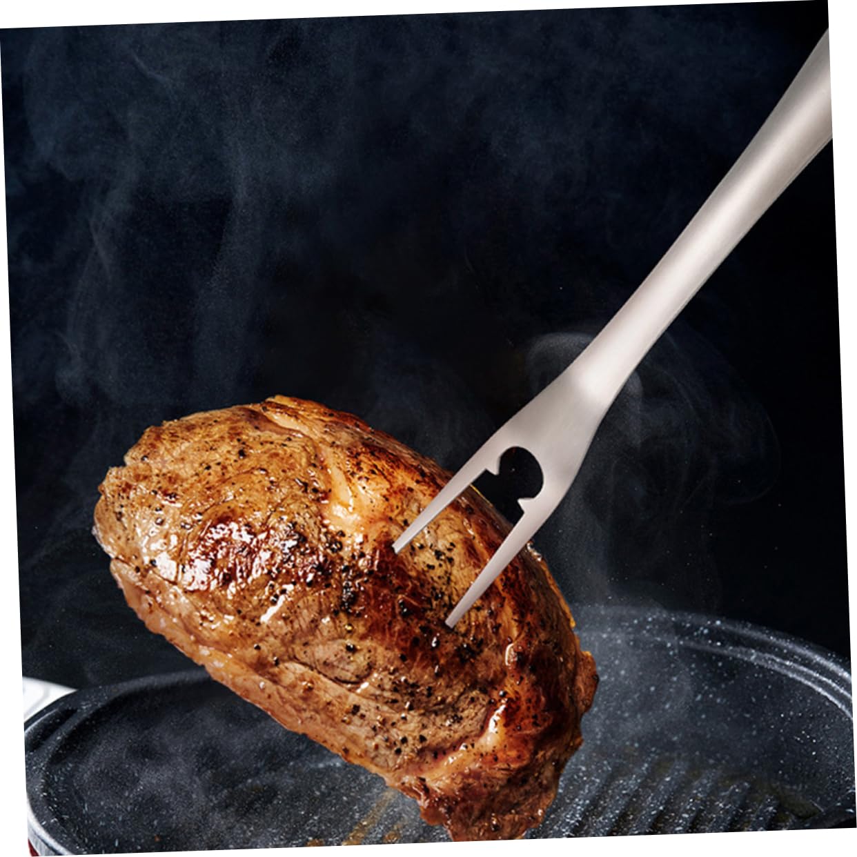 iplusmile Kit Herramientas Parrilla Pinzas Multifuncionales Alimentos Acero Inoxidable Utensilios Barbacoa Pala Duradera