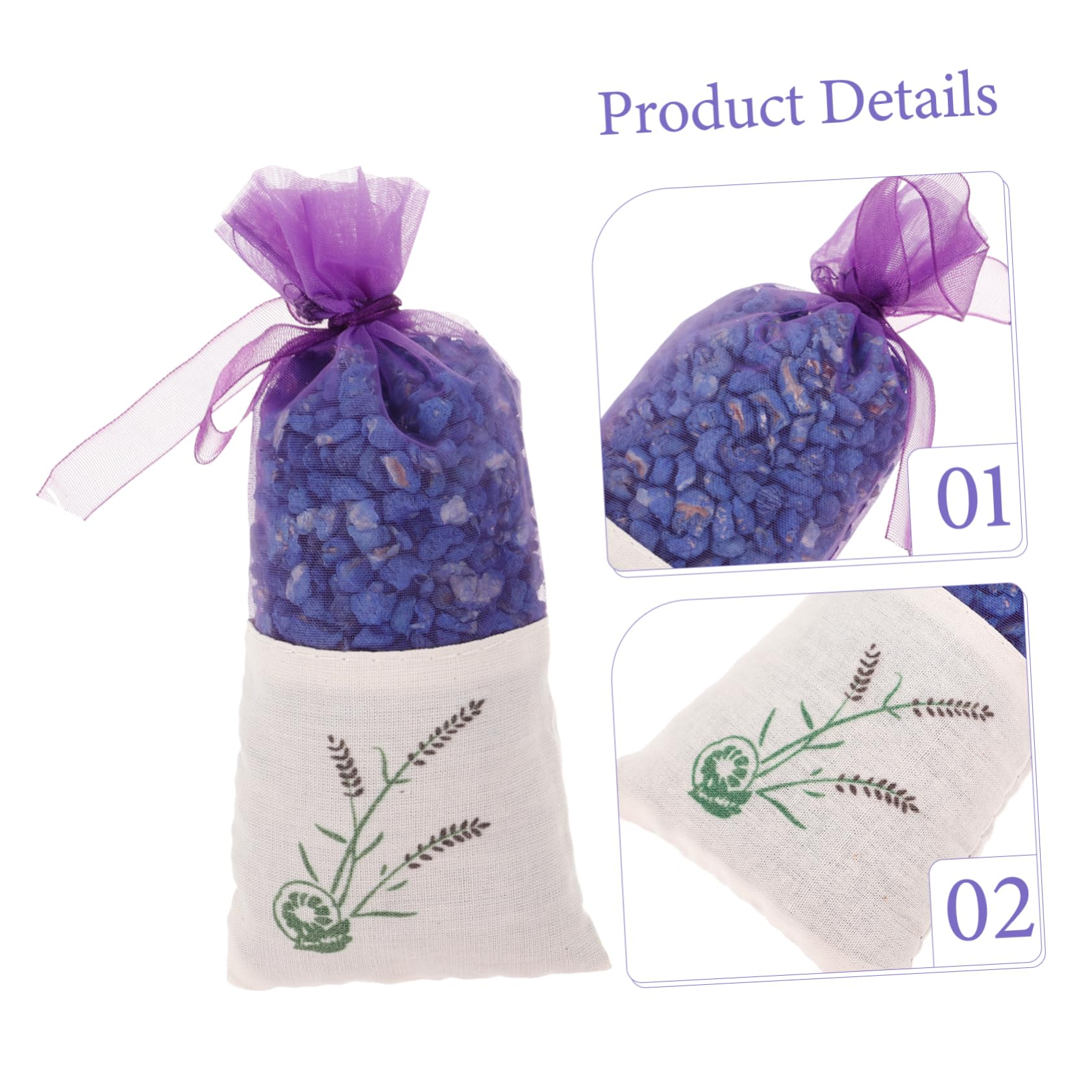 6pezzi Sachet Profumati Naturali Per Da Bustine Decorativi Con Minerali Per Armadi e Fragranza Rinfrescante Di Fiori Per Relax e Comfort