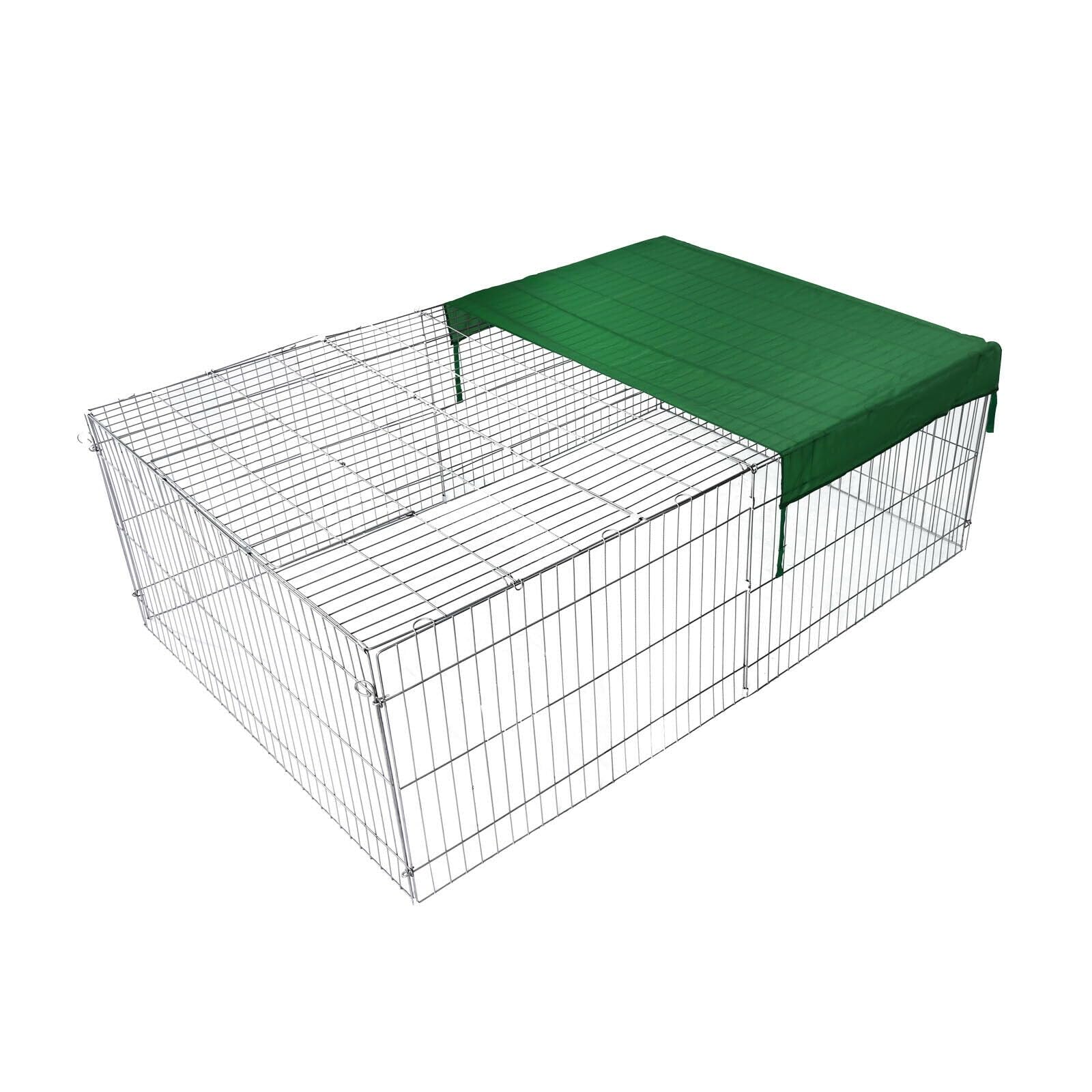 Freilaufgehege für kleine Haustiere, 122 cm, Sonnenschutz 16_0002228