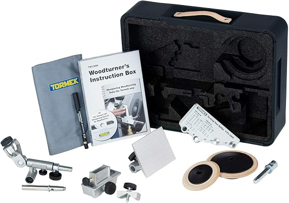 Tormek TNT-808 Woodturners Kit - A Complete Turning Tool Sharpener Kit for Tormek Water Cooled Sharpening Systems Includes Jigs to Shape and Sharpen Turning Tools