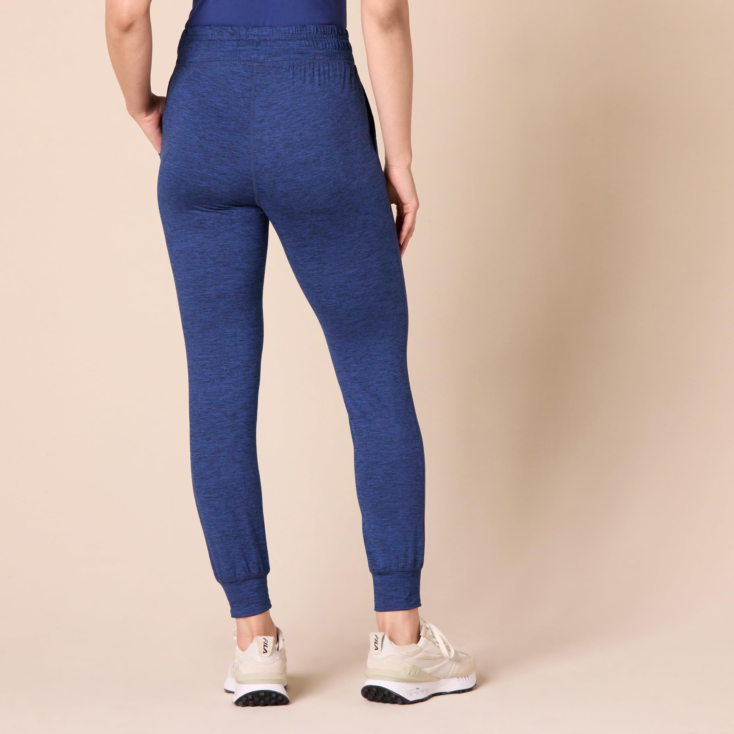 Amazon Essentials Pantalón Jogger, Elástico, Técnico, Afelpado - Colores interrumpidos Mujer
