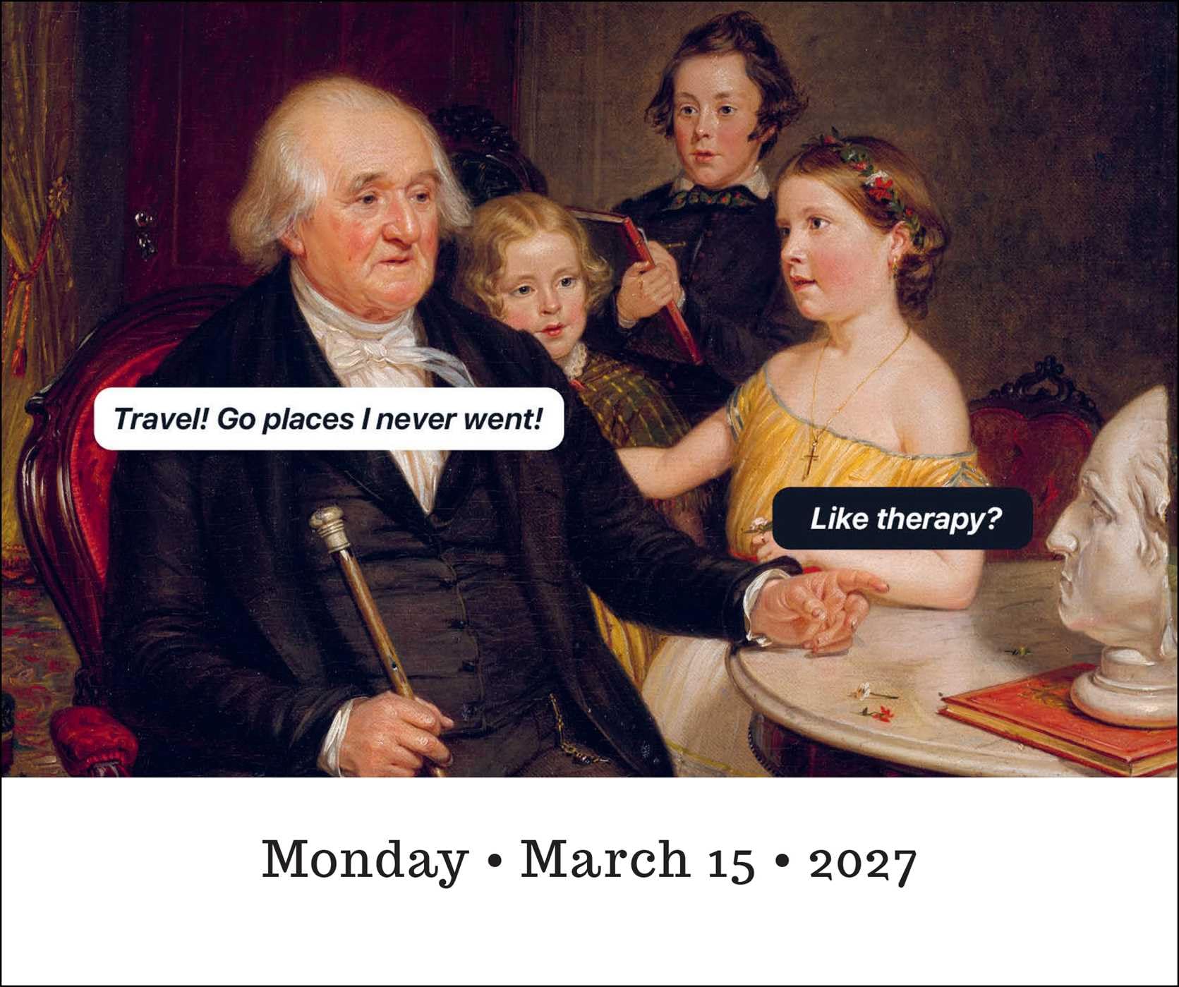 Punk History 2027 Day-to-Day Calendar: Classical Art, Modern Attitude