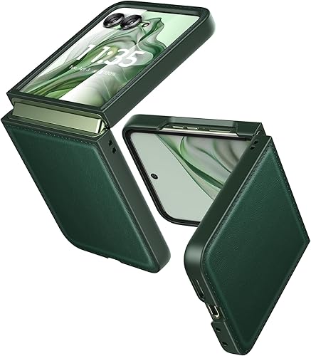 Miniatura 8 de Eastcoo Funda delgada para Moto Razr Plus 2023, película frontal dura transparente incorporada + parte trasera de policarbonato duro sensación