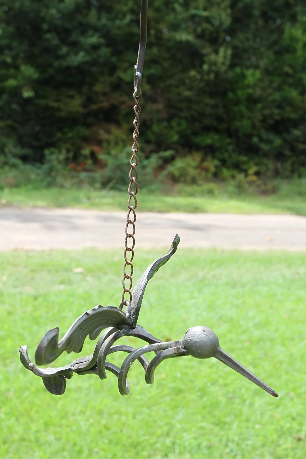 1pc Hummingbird/Metal Hanging Mobile/Yard and Garden Decor Hummingbird Gift Idea/N-66b