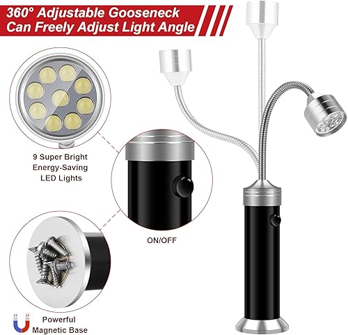 Miniatura 6 de Luz para parrilla, accesorios para parrilla, rellenos de calcetines de Navidad para hombres, papá, novio, luz LED para barbacoa con base magnética y