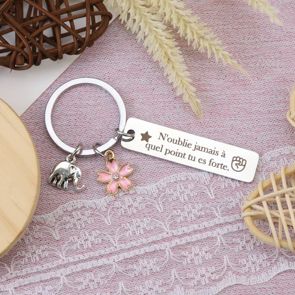 2 Pièces Soeur Porte-Clés En Acier Inoxydable, Cadeau D