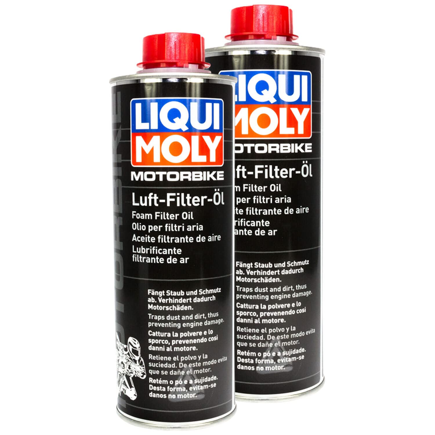 Motorbike Luftfilteröl Luft Filter Öl LIQUI MOLY 2 X 500 ml
