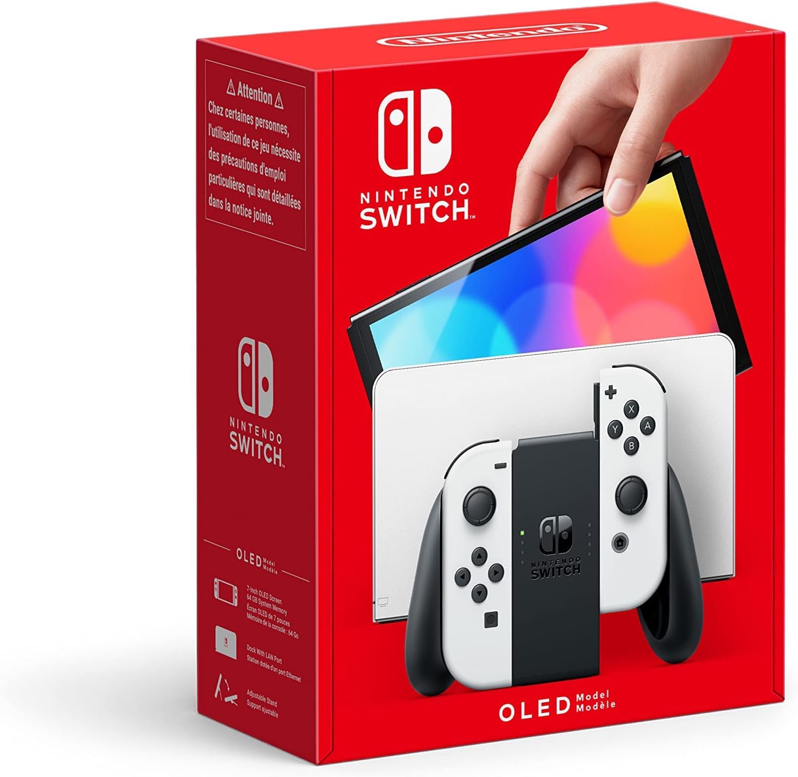 Nintendo Switch (OLED model) with White Joy-Con (JAPAN) (iNTERNATIONAL)