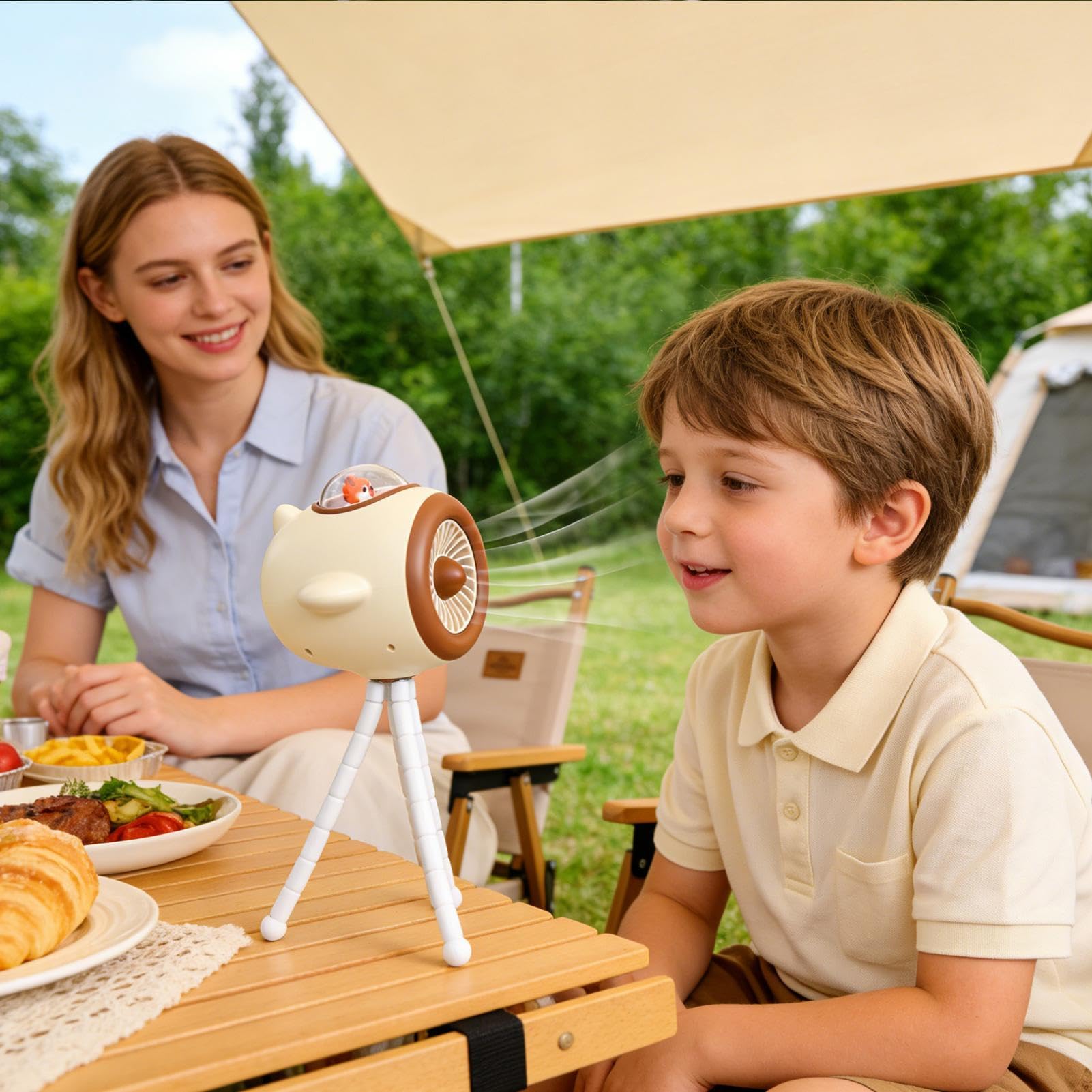 Ventilador para Carrito | 3 Velocidades Orientable,Ventilador Portátil para Silla de Paseo - para Adolescentes Adultos Viajeros Verano Playa Casa Parque Compras Camping