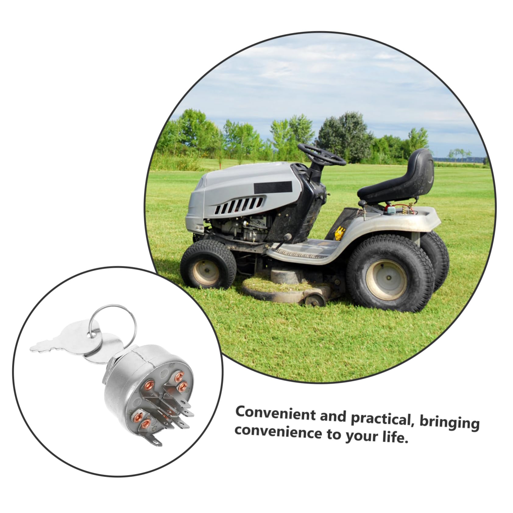 Toddmomy 4piezas Interruptor De Encendido para Cortacésped Compatible con Reemplazo De para Tractor De Jardín Interruptor De Seguro y con