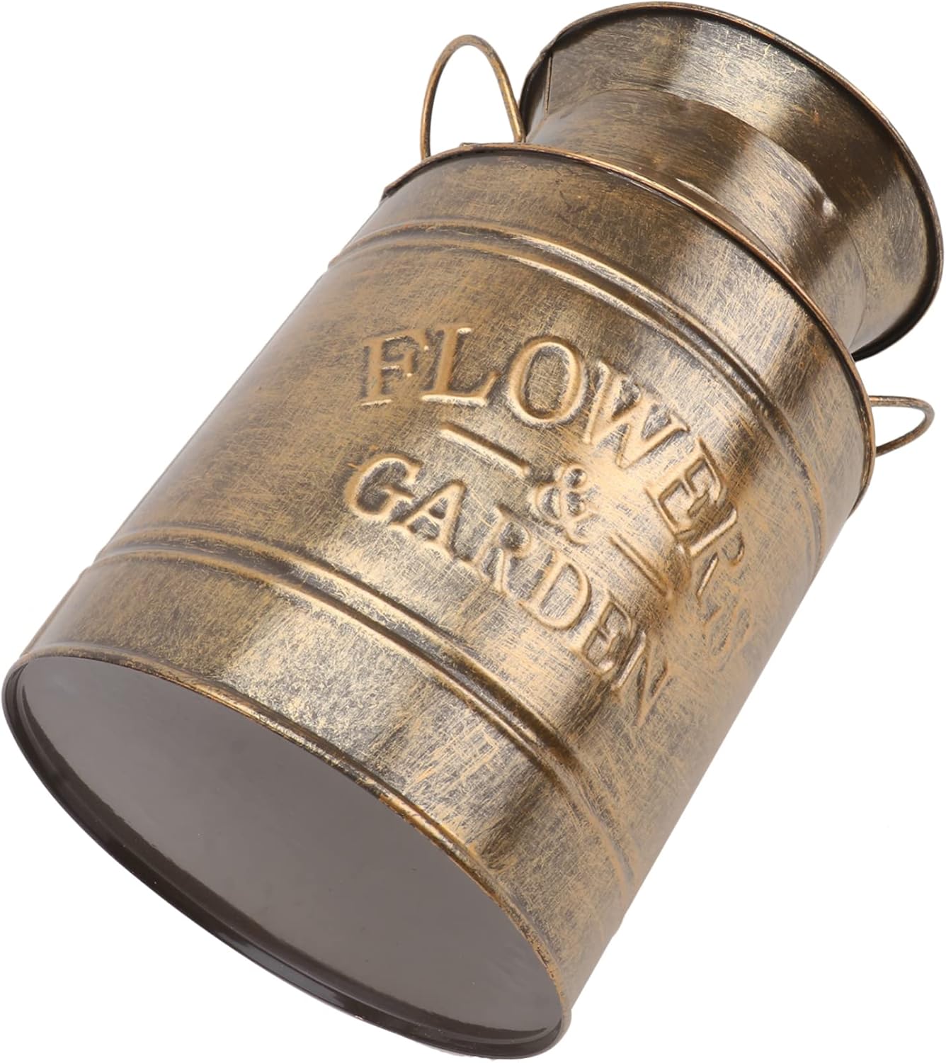 ifundom 1 Piece Tin Bucket Flower Vase Classic Planter Pots for Vases for Flowers Rustic Flower Vase Farmhouse Jug Vase Marriage ceremony Flower Stand