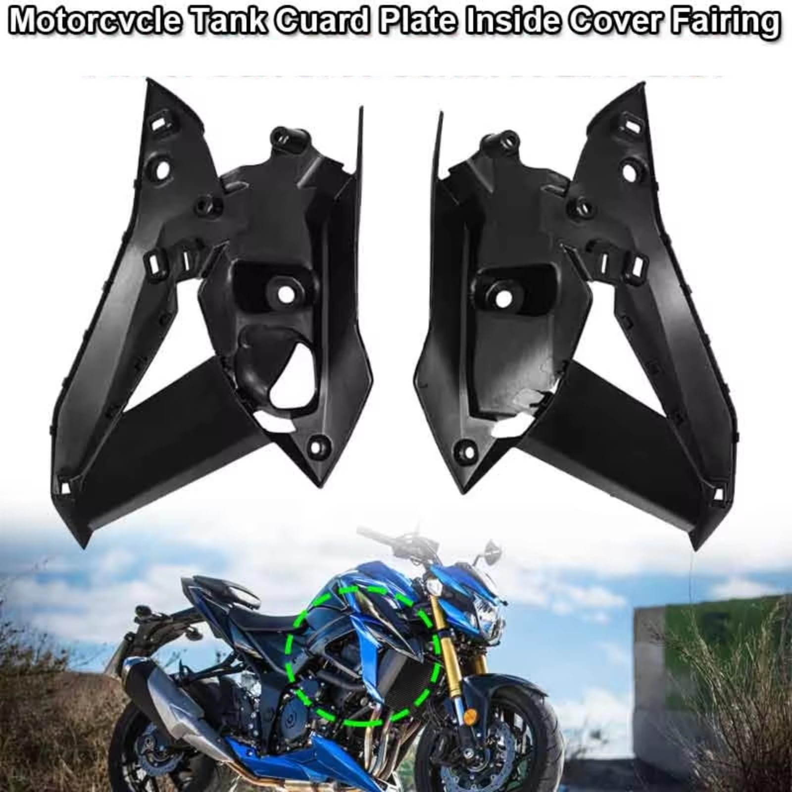 Motorrad-Flügelspoiler Für Suzuki Für GSX-S750 Aerodynamisches Winglet
