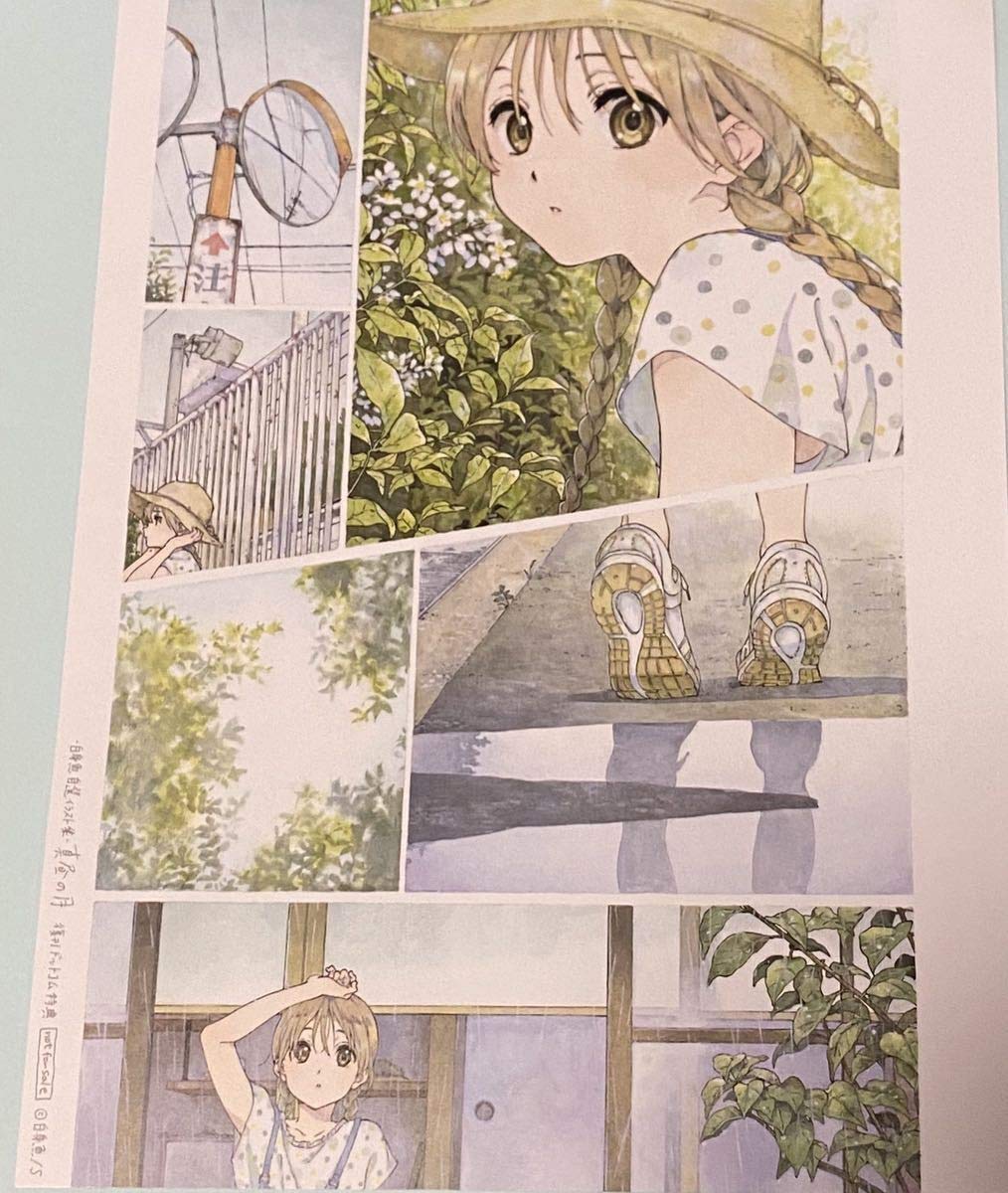 Amazon.co.jp: 未読 白身魚 自選イラスト集 真昼の月 初版 特典
