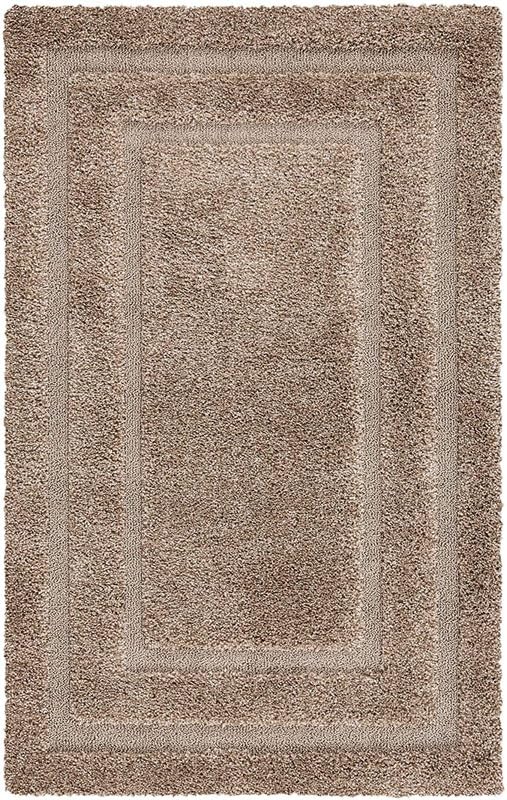 Image of Shaggy Carpet for Home 8X10 FEET Ultra-Soft, Thick, and Stylish Shag Texture Ideal for Living Room, Bedroom, or Office - Easy to Clean and Perfect (Beige Ferm)