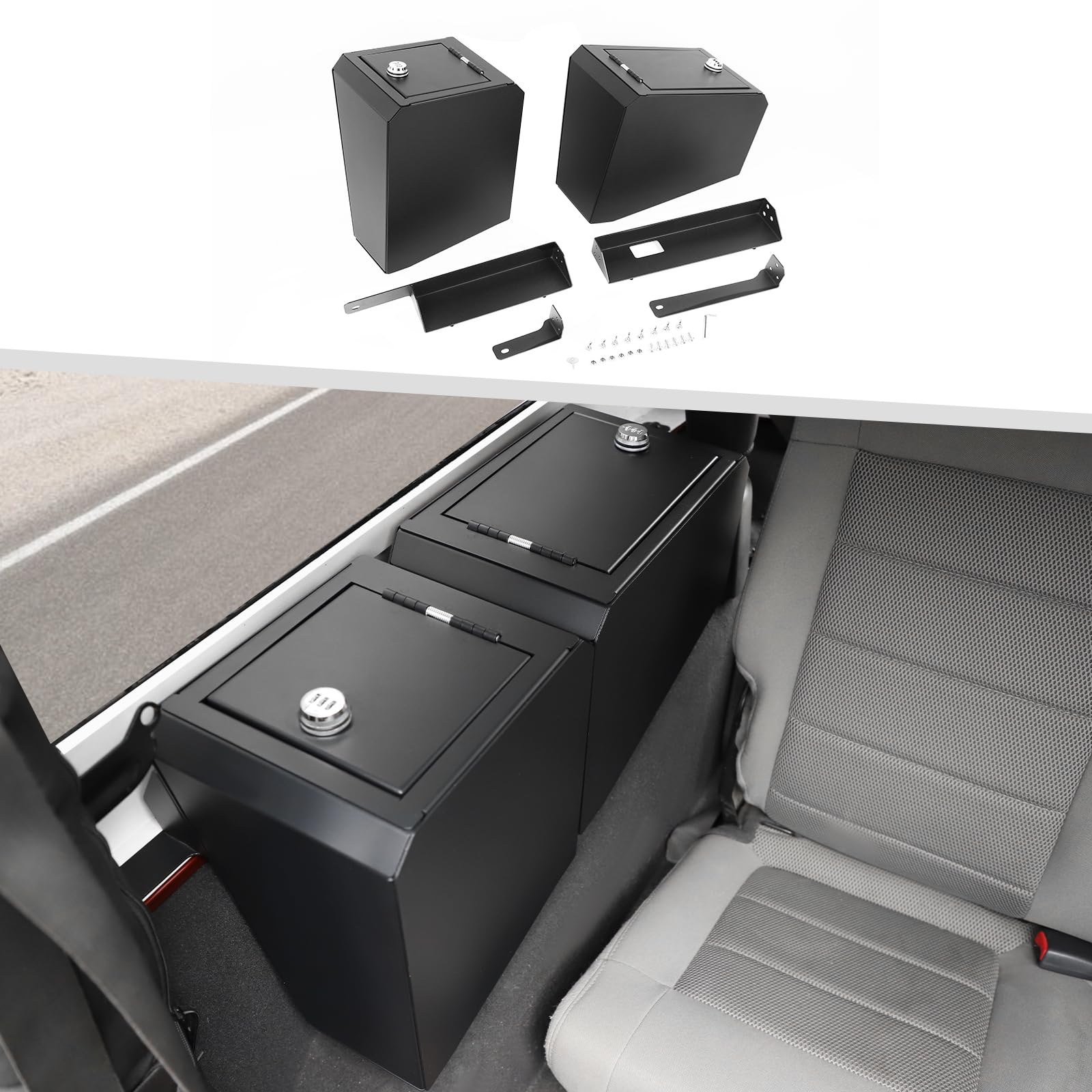 Rangement coffre arrière Jeep Wrangler JK 2 portes anti-désordre côté passager