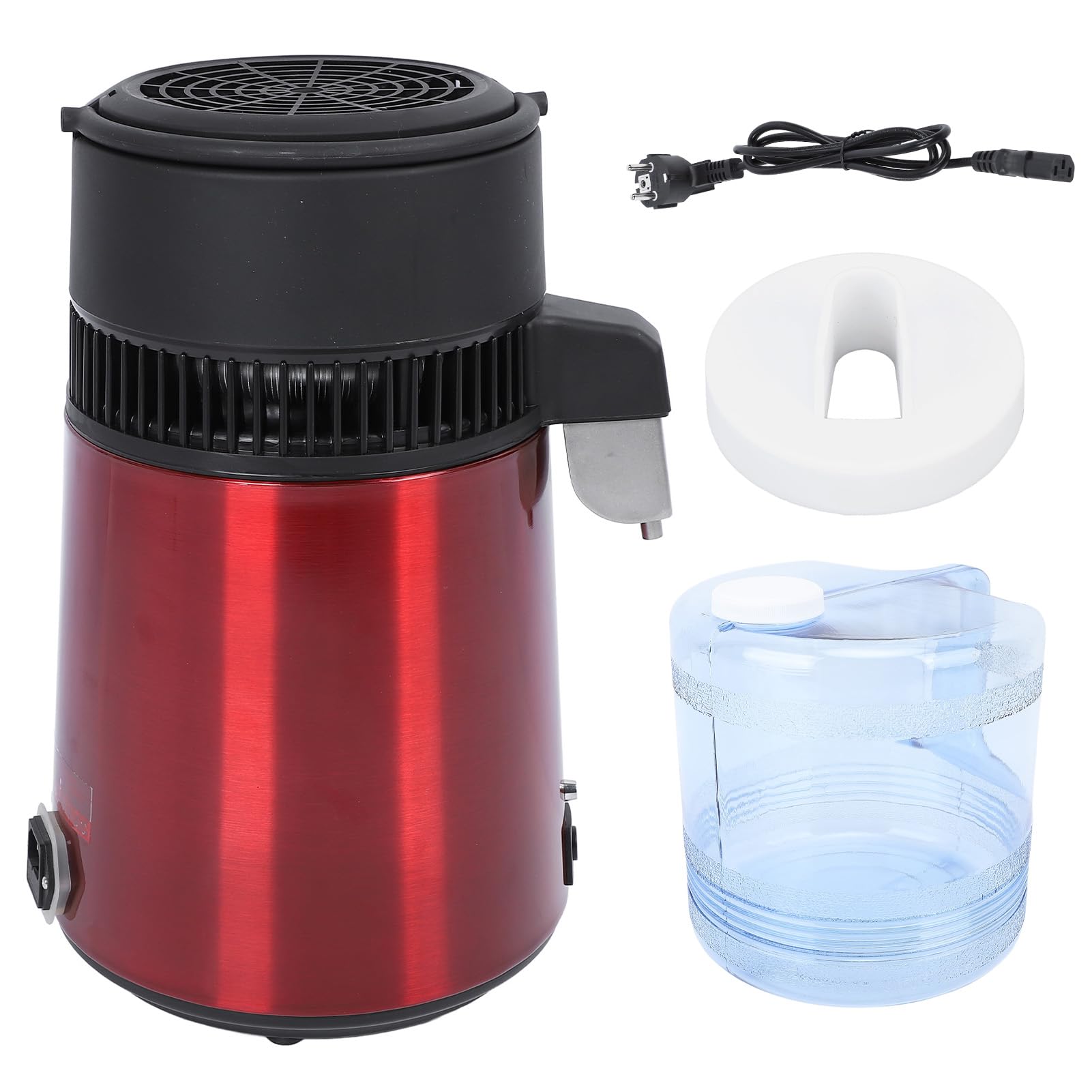 Fdit Destylator Wody 4L Blat ze Stali Nierdzewnej 750W (Wtyczka UE 220 V)