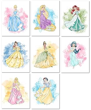 Amazon.co.jp: Nistio® ディズニー プリンセス ウォールアート